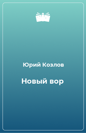 Книга Новый вор