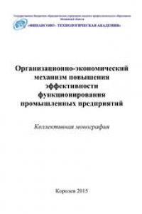 Книга Организационно-экономический механизм повышения эффективности функционирования промышленных предприятий: коллективная монография