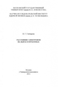 Книга Рассеяние электронов на ядрах и нуклонах [учебное пособие]