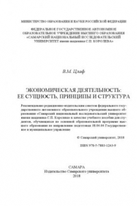 Книга Экономическая деятельность: ее сущность, принципы и структура