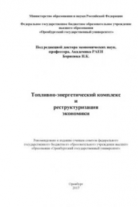 Книга Топливно-энергетический комплекс и реструктуризация экономики