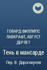 Книга Тень в мансарде