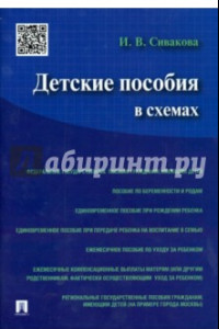 Книга Детские пособия в схемах