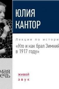 Книга Лекция ?Кто и как брал Зимний в 1917 году?