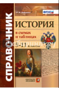 Книга История. 5-11 классы. В схемах и таблицах. ФГОС