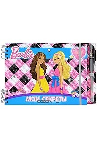 Книга Barbie. Мои секреты. Мини-анкета (+ гелевая ручка)