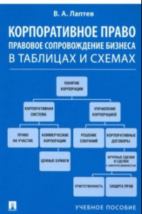 Книга Корпоративное право. Правовое сопровождение бизнеса в таблицах и схемах. Учебное пособие