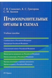 Книга Правоохранительные органы в схемах. Учебное пособие