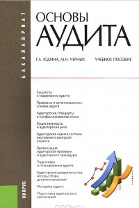 Книга Основы аудита. Учебное пособие