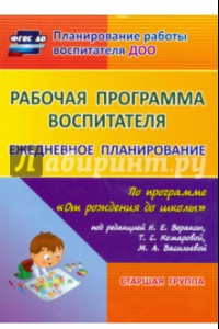 Книга Рабочая программа воспитателя. Ежедневное планирование по программе 