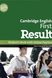 Книга Cambridge English First: Result: Student's Book with Online Practice