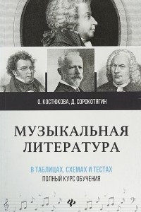 Книга Музыкальная литература в таблицах, схемах и тестах. Полный курс обучения