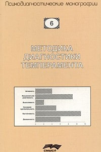 Книга Методика диагностики темперамента