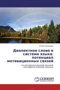 Книга Диалектное слово в системе языка: потенциал мотивационных связей