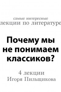 Книга Почему мы не понимаем классиков?