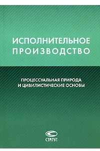 Книга Исполнительное производство: процессуальная природа и цивилистические основы